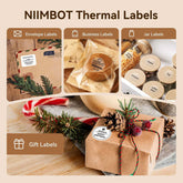 Niimbot Transparent Label Printing Paper Waterproof Label Sticker 50*50mm 150pcs  Round For B21/B3S/B1